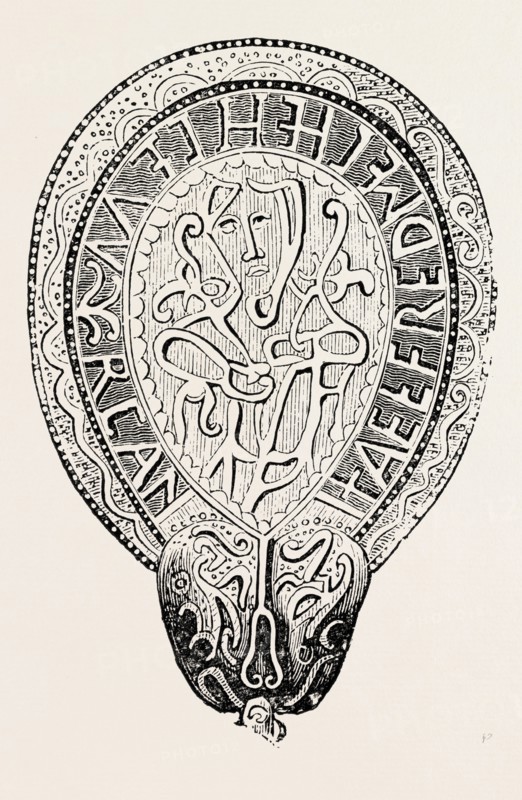 JEWEL OF ALFRED THE GREAT FOUND IN THE ISLAND OF ATHELNEY