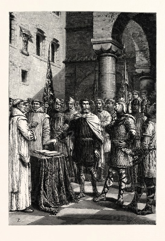 HAROLD'S OATH ON THE HOLY RELICS.