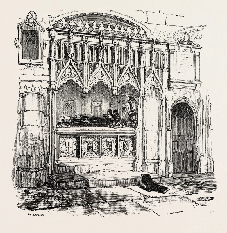RAHERE'S TOMB, ST. BARTHOLOMEW'S, SMITHFIELD.
