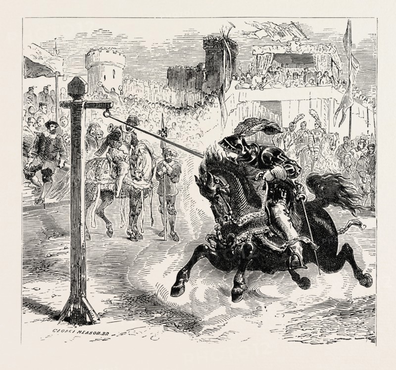 CHIVALRIC GAMES, TILTING AT THE RING.