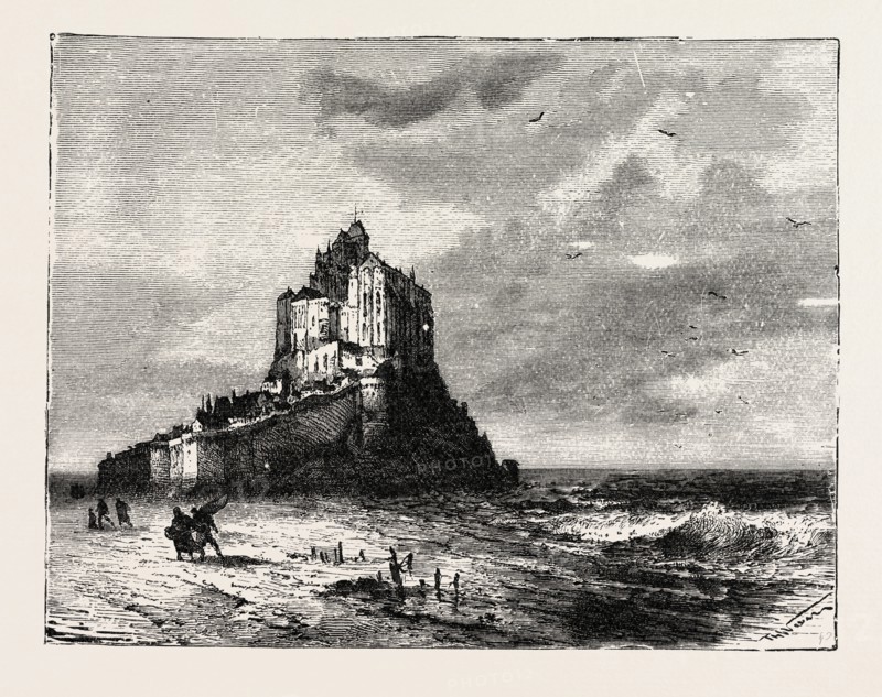 ST. MICHAEL'S MOUNT AND BAY.