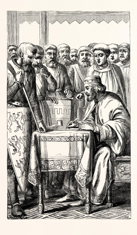 JOHN SIGNING MAGNA CARTA