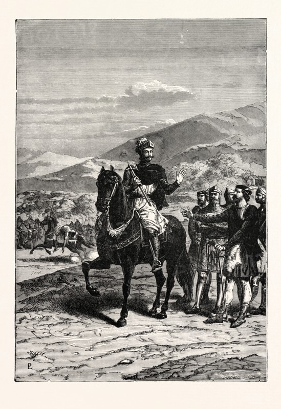 BRUCE ON THE FIELD OF BANNOCKBURN.