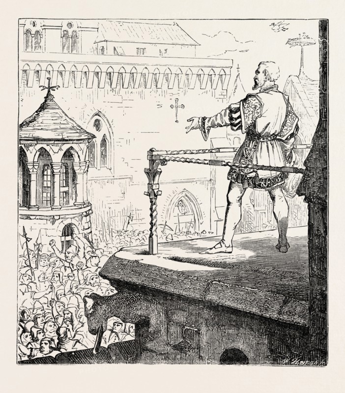 JACQUES D'ARTEVELDE AND THE POPULACE OF GHENT.