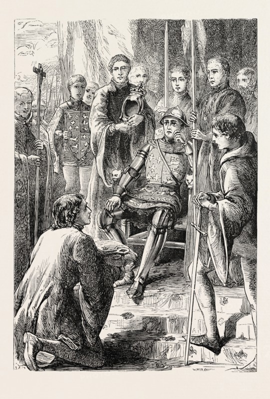 HENRY V. RECEIVING THE KEYS OF HARFLEUR.