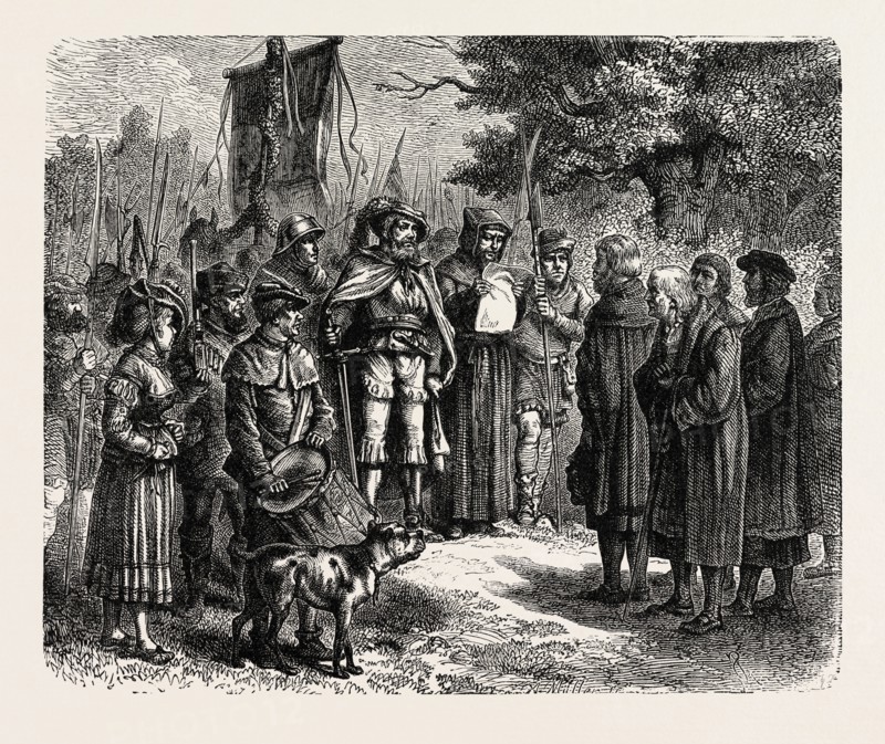 READING AN ORDINANCE OF THE FEHMGERICHT.