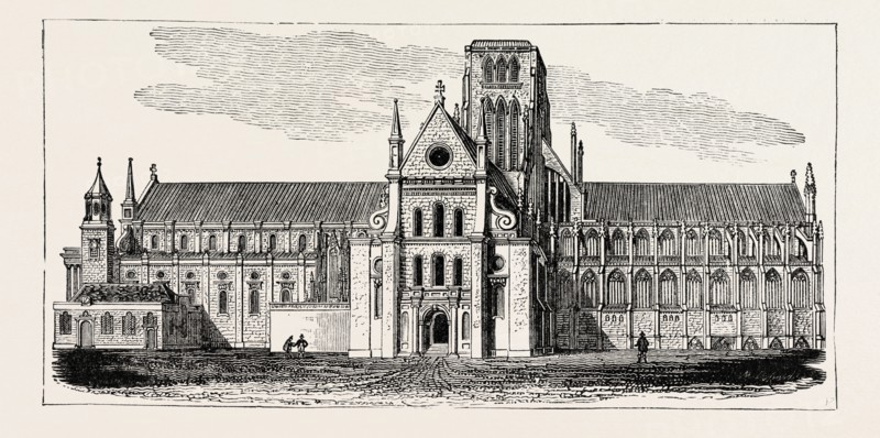 OLD ST. PAUL'S CATHEDRAL.