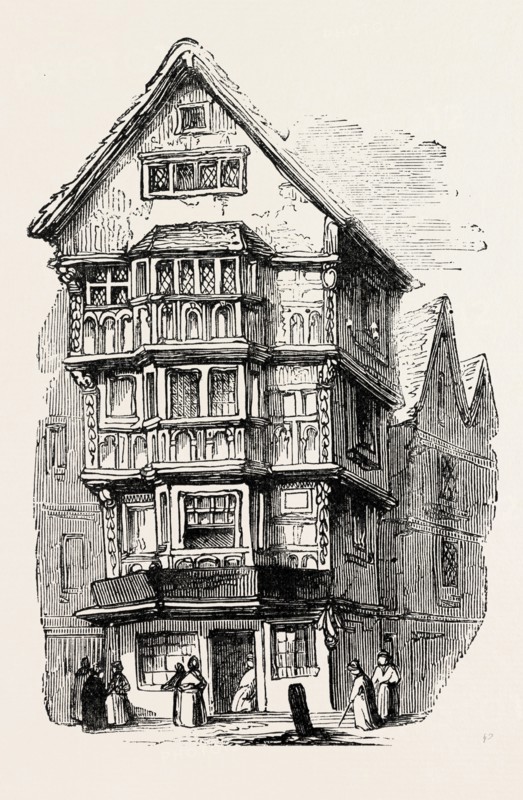 FIFTEENTH CENTURY HOUSE, FLEET STREET, LONDON