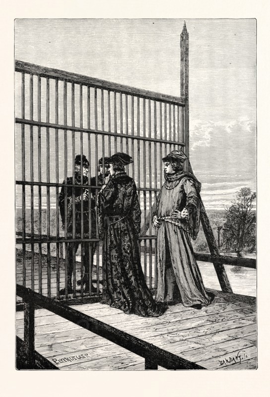 INTERVIEW BETWEEN EDWARD IV. AND LOUIS XI. ON THE BRIDGE AT PECQUIGNY.