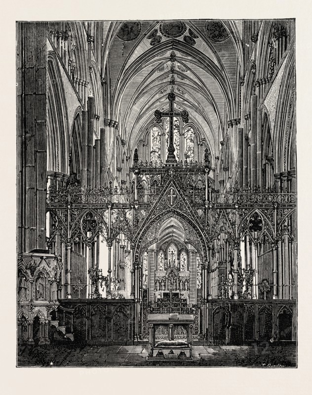 SALISBURY CATHEDRAL: THE CHOIR.