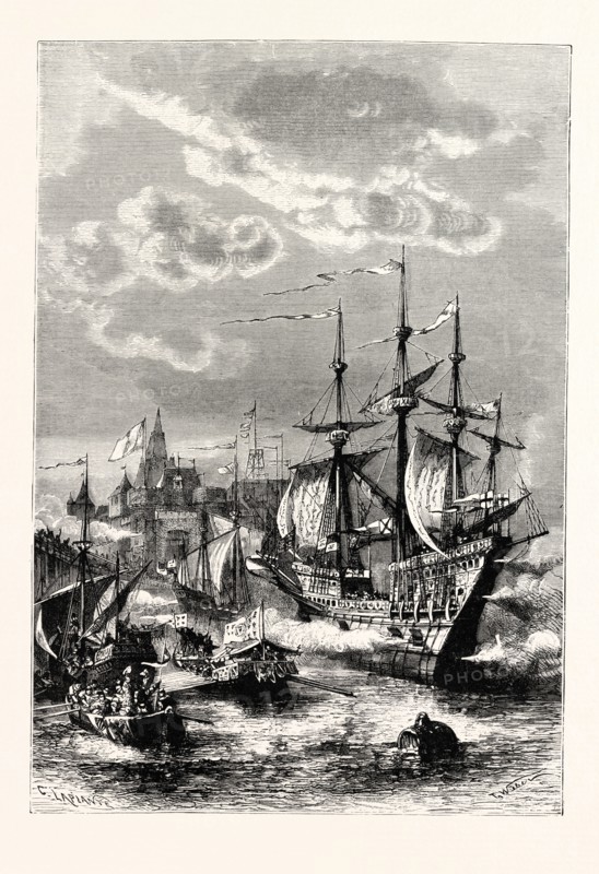 ARRIVAL OF HENRY VIII. IN FRANCE.