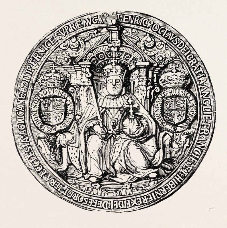 GREAT SEAL OF HENRY VIII.
