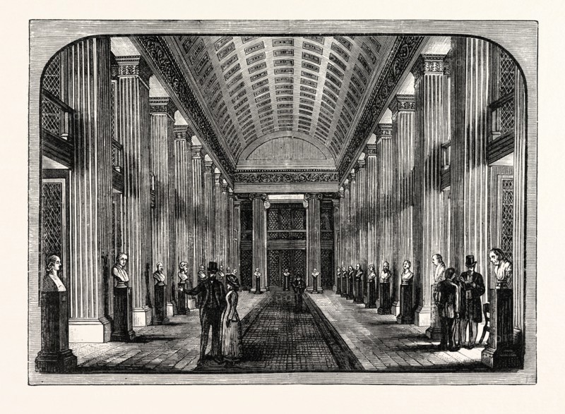 THE LIBRARY HALL, EDINBURGH UNIVERSITY