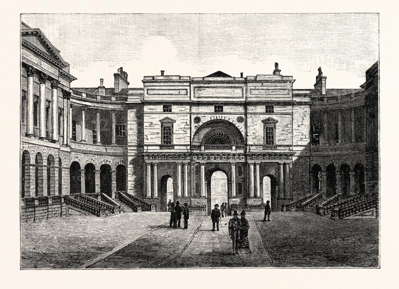 THE QUADRANGLE, EDINBURGH UNIVERSITY.