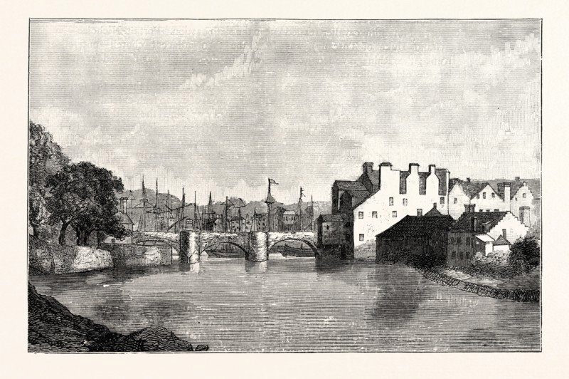 EDINBURGH: ROBERT BALLANTYNE'S BRIDGE, LEITH, 1779
