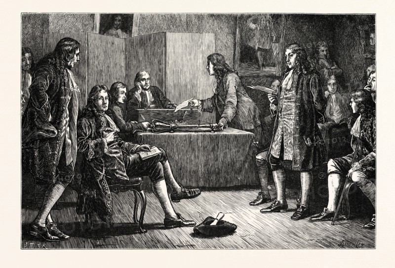 A MEETING OF THE ROYAL SOCIETY IN CRANE COURT, LONDON