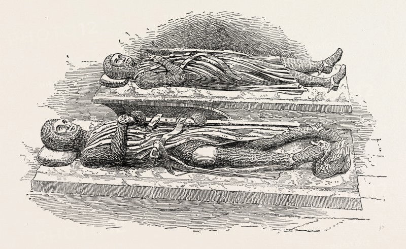 TOMBS OF KNIGHTS TEMPLARS, LONDON