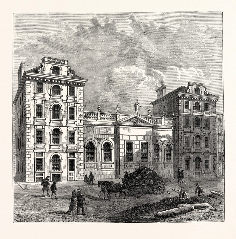 OLD ST. PAUL'S SCHOOL, 1750, LONDON