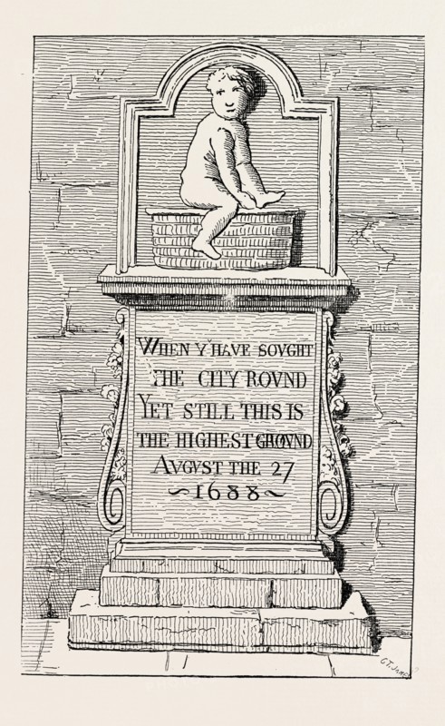 THE FIGURE IN PANYER ALLEY, LONDON