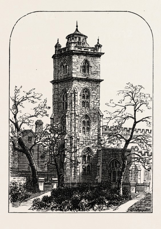 MILTON'S BURIAL-PLACE, LONDON
