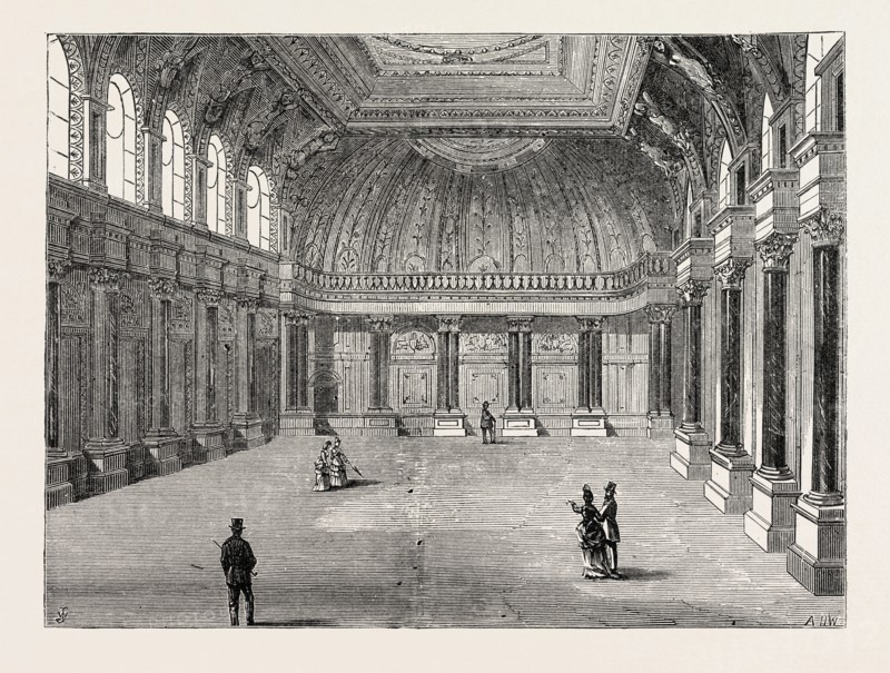 INTERIOR OF DRAPERS' HALL, LONDON