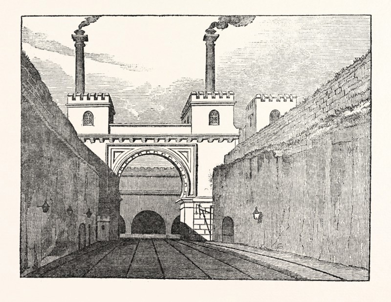 THE MANCHESTER AND LIVERPOOL RAILWAY: Moorish Arch