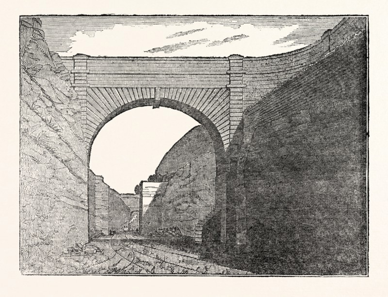 THE MANCHESTER AND LIVERPOOL RAILWAY: Olive Mount Excavation