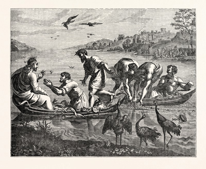 THE MIRACULOUS DRAUGHT OF FISHES