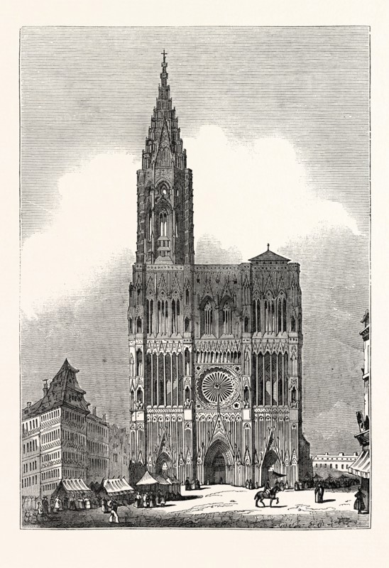 West Front of Strasburg Cathedral