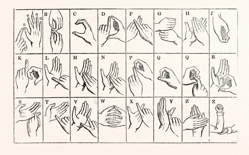 The Double-handed Alphabet