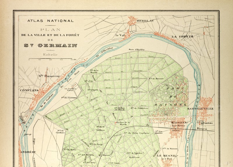 MAP OF ST. GERMAIN