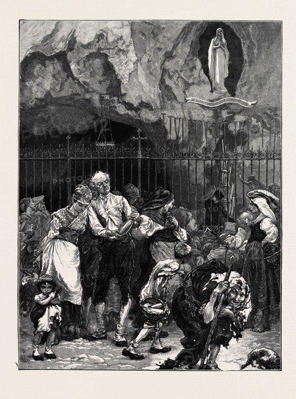 A TRIP TO THE PYRENEES: PILGRIMS AT THE GROTTO OF LOURDES