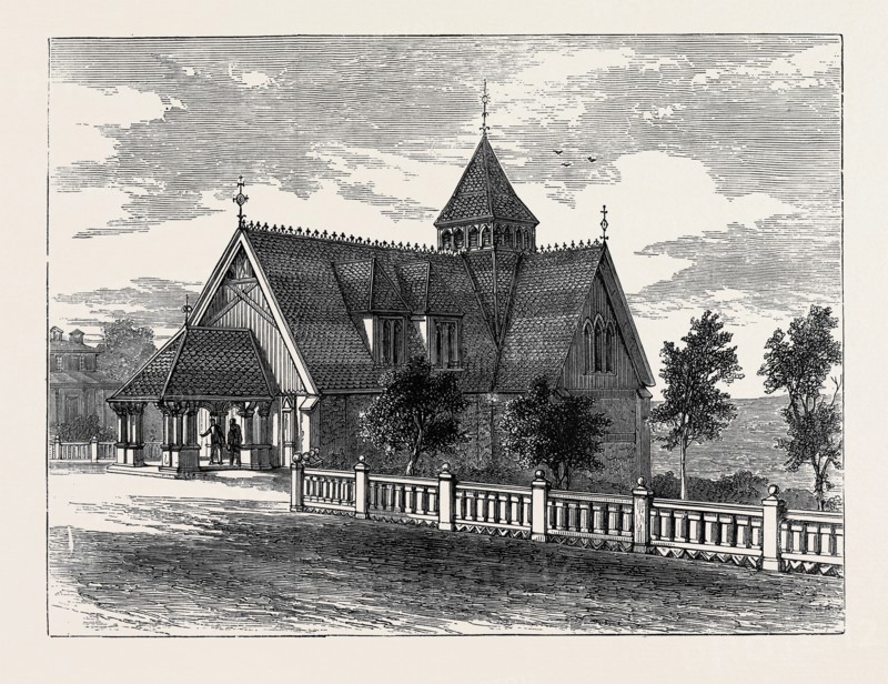 THE POET LONGFELLOW'S CHURCH IN MASSACHUSETTS, UNITED STATES