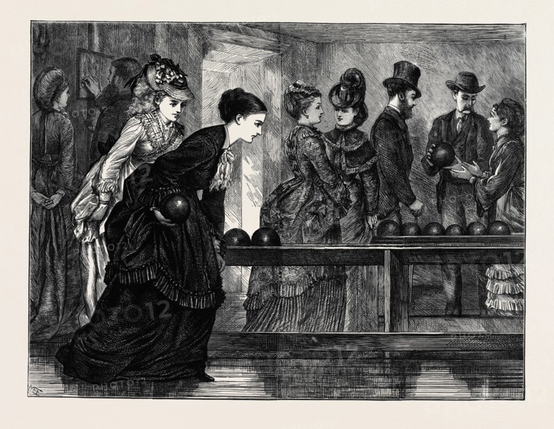 AN AMERICAN TEN-PIN ALLEY: A LADIES' GAME