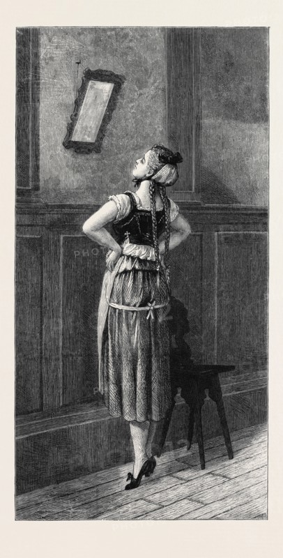 "VANITY", FROM THE PICTURE BY J. BERTRAND