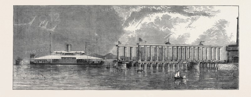 THE HYDRAULIC LIFT GRAVING DOCK AT BOMBAY