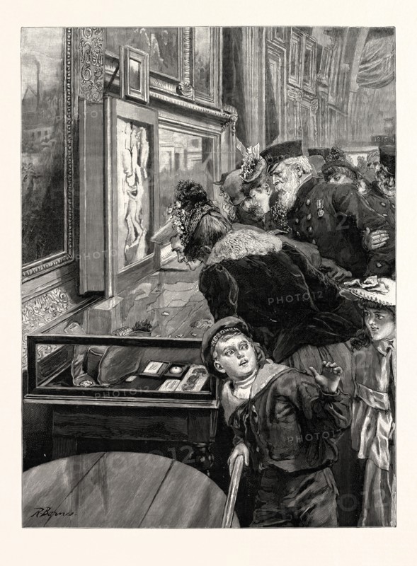 THE NELSON RELICS AT THE ROYAL NAVAL EXHIBITION