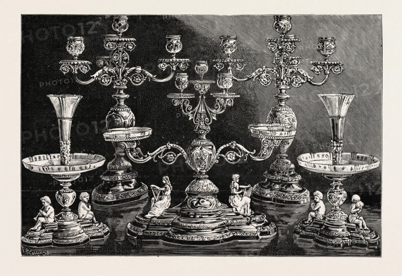 SILVER PLATE PRESENTED TO MR. H.S. KING, C.I.E., M.P., In recognition of his efforts on behalf of the Members of the Indian Civil Service Resident in London