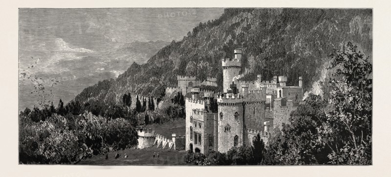 GWRYCH CASTLE, ABERGELE, NORTH WALES