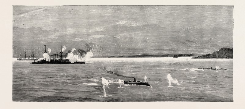 THE CIVIL WAR IN CHILE: THE OPENING SKIRMISH OFF VALPARAISO; On August 20th the Esmeralda and the Magellanes chased two torpedo boats which during the night had got too far out of Valparaiso Bay in a fog. When the fog lifted the torpedo boats found themselves dangerously near the ships, but after a brisk skirmish they escaped into the harbour.