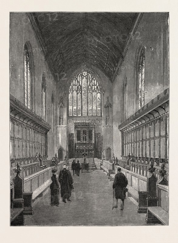 THE NEW CHAPEL, QUEEN'S COLLEGE, CAMBRIDGE: The entire cost of which has been defrayed by the subscriptions of Members of the College and their connections