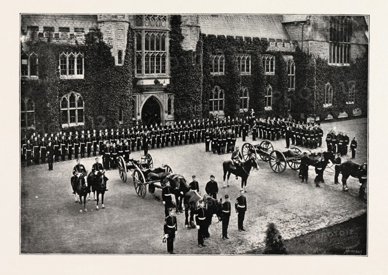 YOUNG ENGLAND, PARADE OF THE CADETS AT MALVERN COLLEGE
