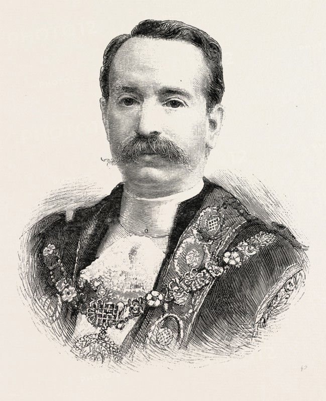 THE NEW LORD MAYOR, MR. ALDERMAN DAVID EVANS