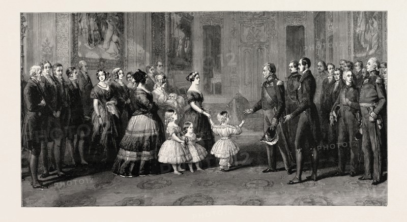 H.R.H. THE PRINCE OF WALES AT HER MAJESTY'S RECEPTION OF KING LOUIS PHILIPPE IN WINDSOR CASTLE, OCTOBER 8, 1844