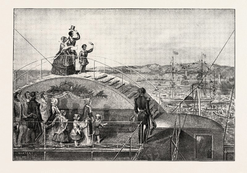 THE VISIT OF THE QUEEN, THE PRINCE CONSORT, AND THE PRINCE OF WALES TO IRELAND: The Arrival at Kingstown