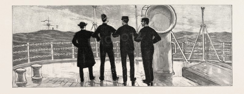THE VERY LAST WAVE, AN INCIDENT IN THE CRUISE OF THE CHANNEL SQADRON: "Awful nonsense stopping below! It's all over"