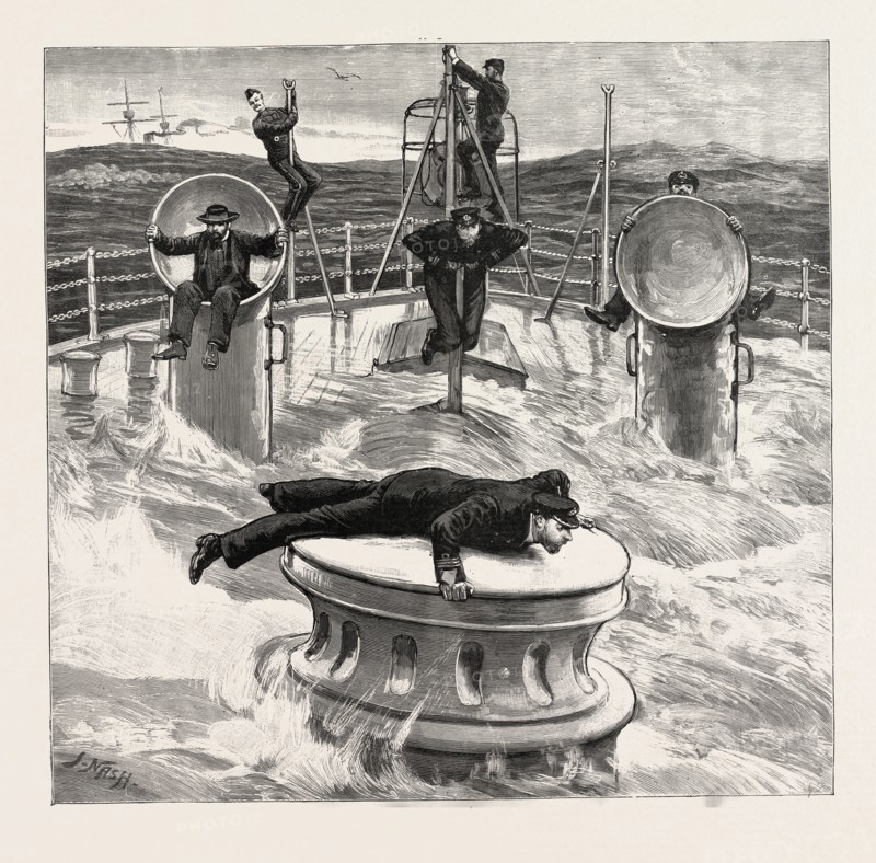 THE VERY LAST WAVE, AN INCIDENT IN THE CRUISE OF THE CHANNEL SQADRON: So it was. Any port in a storm.