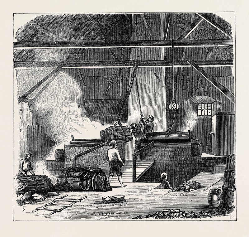 CORK MANUFACTURE IN SPAIN: THE BOILING DEPARTMENT