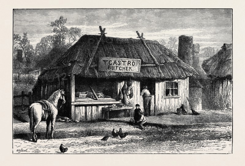 THE SHOP OF CASTRO THE BUTCHER AT WAGGA WAGGA, AUSTRALIA