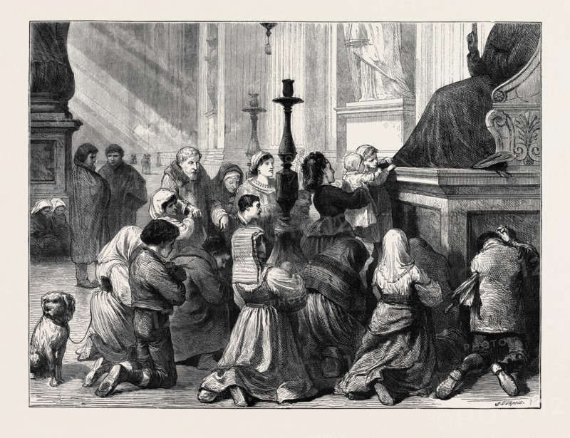ROME: KISSING THE TOE OF ST. PETER'S STATUE